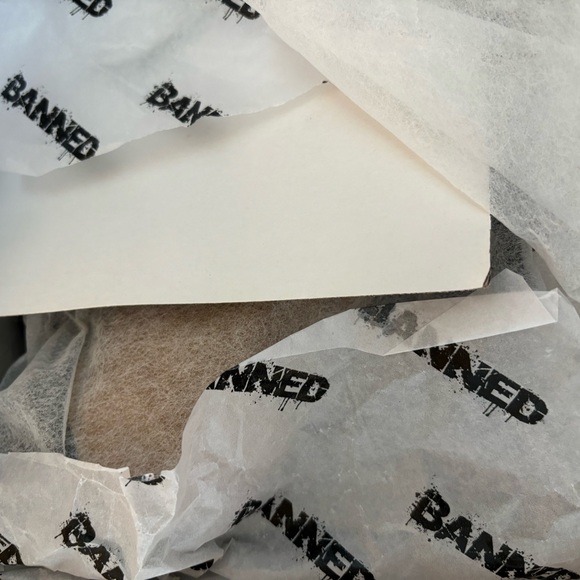 Parisian Girly Neutral Tan Cream French Bow Polka Dot Ankle Booties Banned EU 38 - Picture 5 of 6